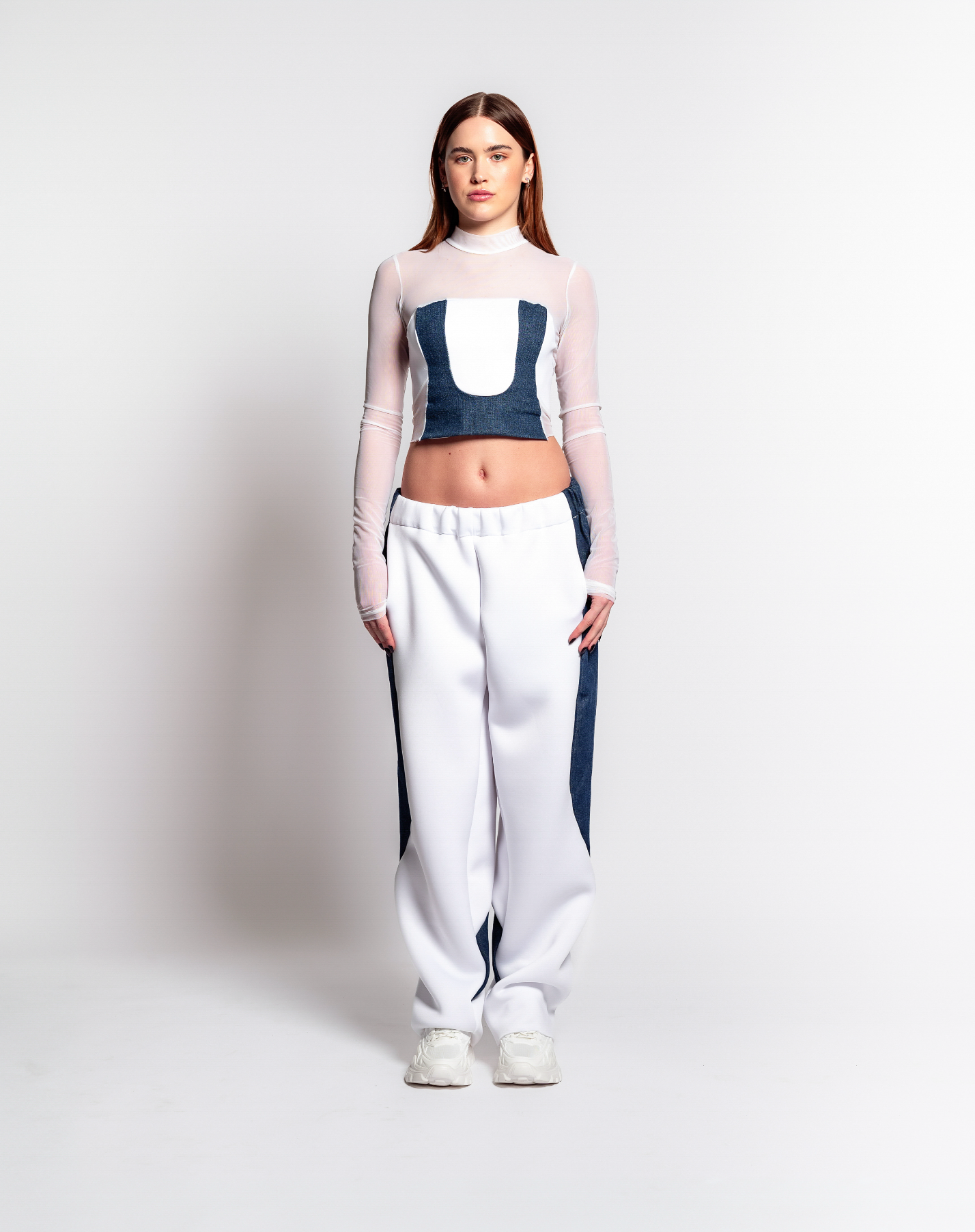 DENIM + NEOPRENE PANT