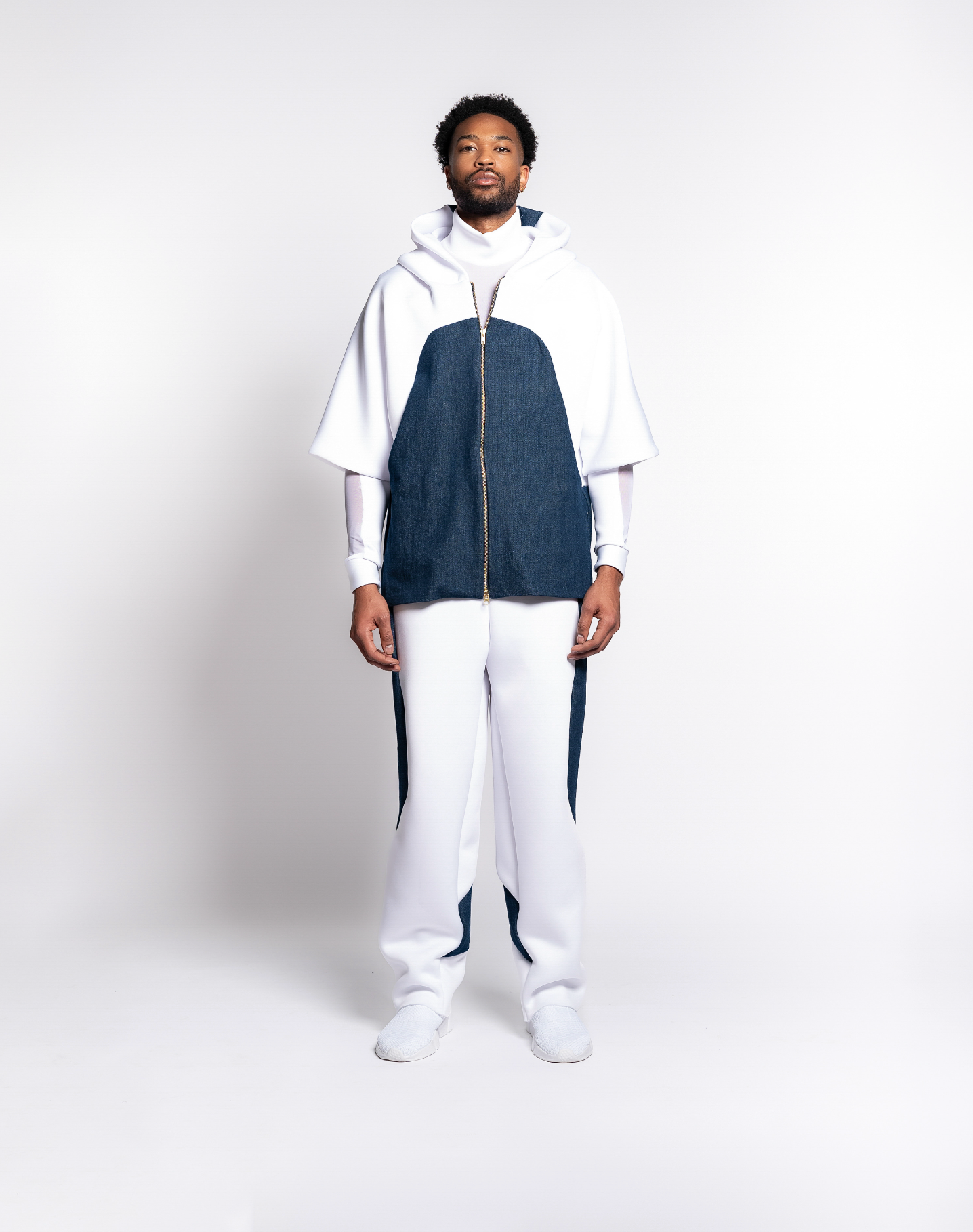 DENIM + NEOPRENE PANT