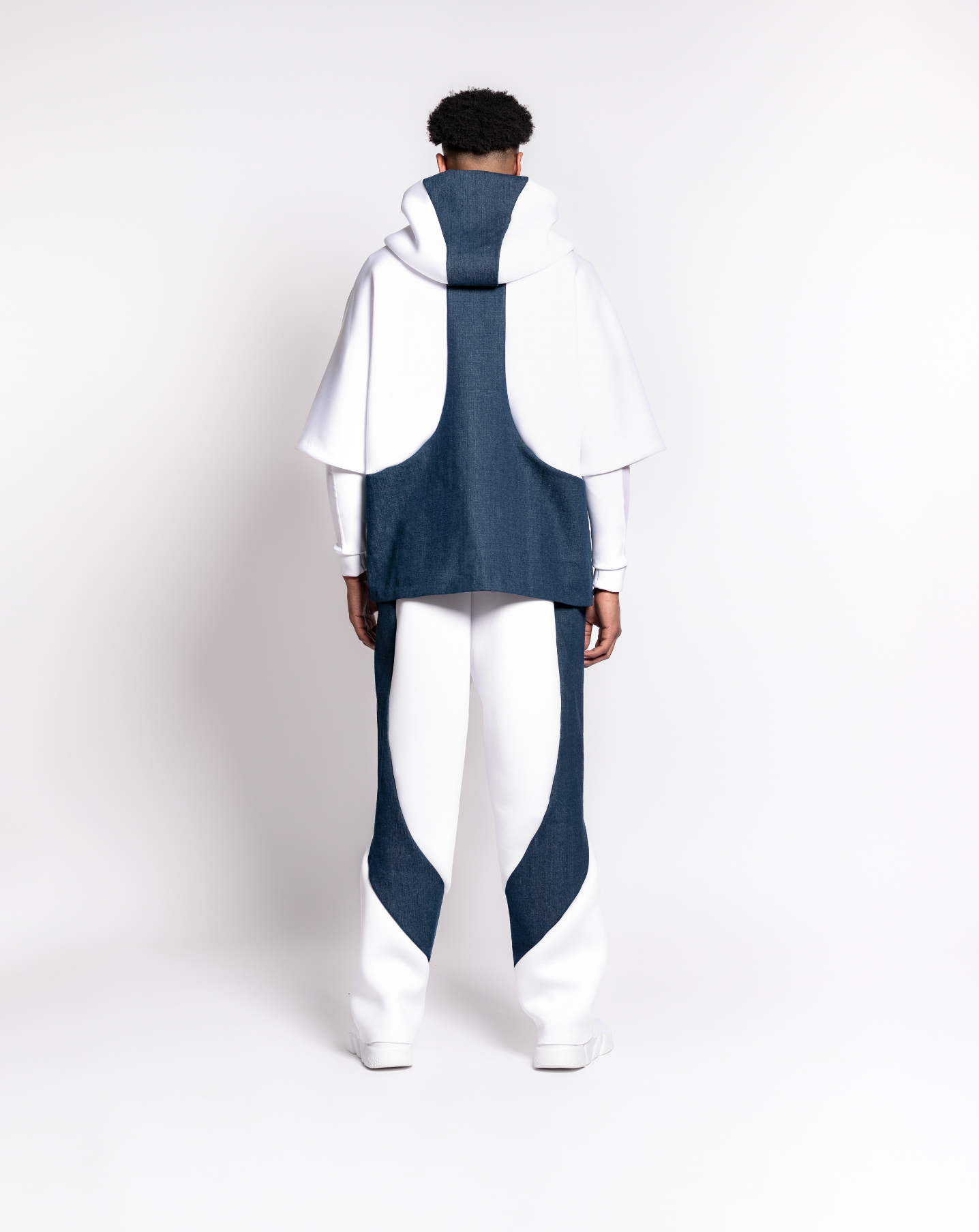 DENIM + NEOPRENE PANT